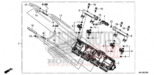 THROTTLE BODY CB1000RAJ de 2018